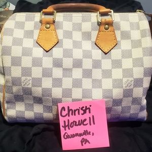 Louis Vuitton Speedy 25 in Damier Azur